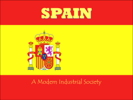 SPAIN A Modern Industrial Society