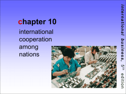 c hapter 10 international cooperation