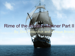 Rime of the Ancient Mariner Part II
