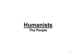 Humanists The People 1
