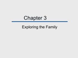 Chapter 3 Exploring the Family