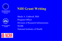 NIH Grant Writing