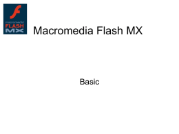 Macromedia Flash MX Basic