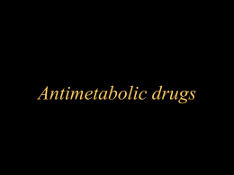 Antimetabolic drugs