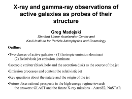 X-ray and gamma-ray observations of active galaxies as probes of their structure