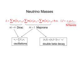  Neutrino Masses  