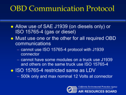 OBD Communication Protocol