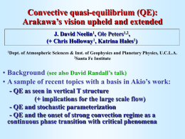 Convective quasi-equilibrium (QE): Arakawa’s vision upheld and extended