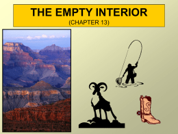 THE EMPTY INTERIOR (CHAPTER 13)