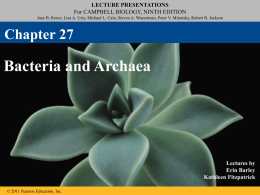 LECTURE PRESENTATIONS For CAMPBELL BIOLOGY, NINTH EDITION