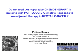 Do we need post-operative CHEMOTHERAPY in