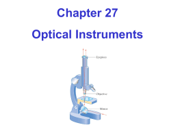 Chapter 27 Optical Instruments