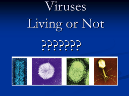 ??????? Viruses Living or Not