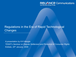 Regulations in the Era of Rapid Technological Changes