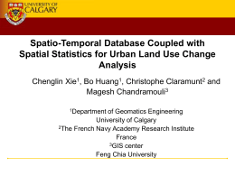Spatio-Temporal Database Coupled with Spatial Statistics for Urban Land Use Change Analysis