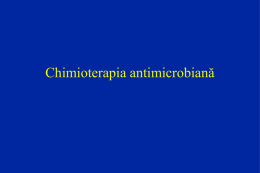 Chimioterapia antimicrobiană