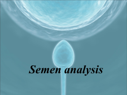 Semen analysis