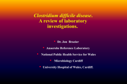 Clostridium difficile disease A review of laboratory investigations. •