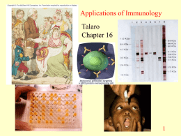 Applications of Immunology Talaro Chapter 16 1