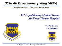 332d Air Expeditionary Wing (AEW) 332 Expeditionary Medical Group