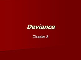 Deviance Chapter 8