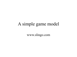 A simple game model www.slingo.com