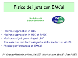 Fisica dei jets con EMCal