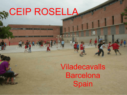 CEIP ROSELLA Viladecavalls Barcelona Spain