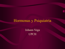 Hormonas y Psiquiatría Johann Vega UPCH
