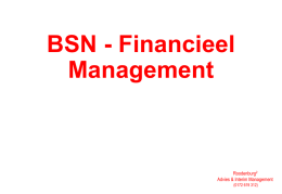 BSN - Financieel Management Roodenburg Advies &amp; Interim Management