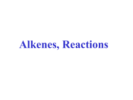 Alkenes, Reactions