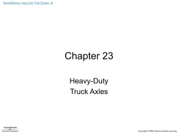 Chapter 23 Heavy-Duty Truck Axles