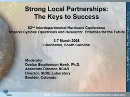 Strong Local Partnerships: The Keys to Success