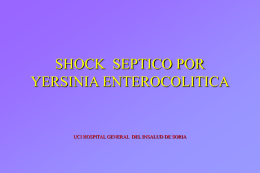 SHOCK  SEPTICO POR YERSINIA ENTEROCOLITICA