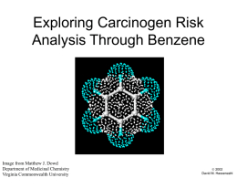 Exploring Carcinogen Risk Analysis Through Benzene Image from Matthew J. Dowd
