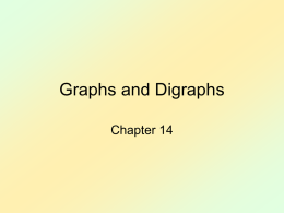 Graphs and Digraphs Chapter 14