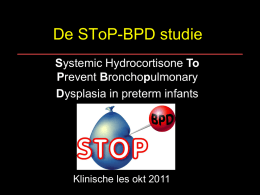 De SToP-BPD studie S P D