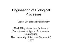Engineering of Biological Processes