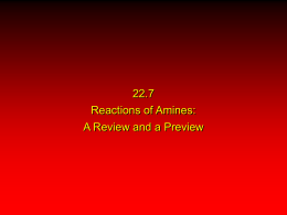 22.7 Reactions of Amines: A Review and a Preview
