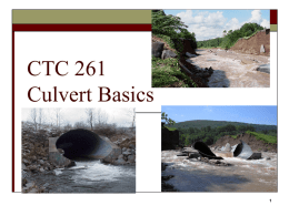 CTC 261 Culvert Basics 1