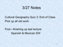 3/27 Notes