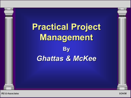 Practical Project Management Ghattas &amp; McKee By