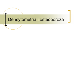 Densytometria i osteoporoza