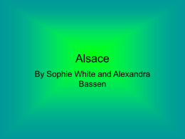 Alsace By Sophie White and Alexandra Bassen
