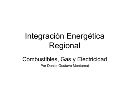 Integración Energética Regional Combustibles, Gas y Electricidad Por Daniel Gustavo Montamat