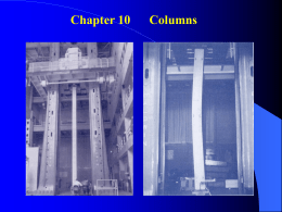 Chapter 10      Columns