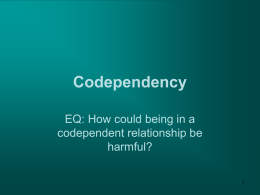 Codependency EQ: How could being in a codependent relationship be harmful?
