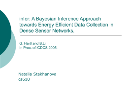 infer: A Bayesian Inference Approach towards Energy Efficient Data Collection in