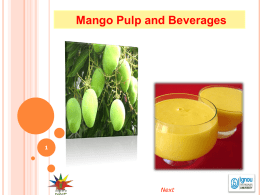 Mango Pulp and Beverages Next 1