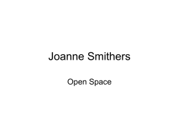 Joanne Smithers Open Space
